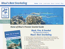 Tablet Screenshot of mauisbestsnorkeling.com
